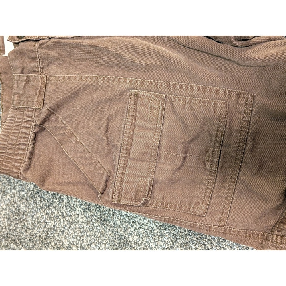 Natural Issue Mens Cargo Shorts Size 30 Cotton Elastic Waist Utility Pockets - Picture 5 of 10